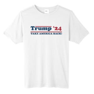 Trump 2024 Take America Back Tall Fusion ChromaSoft Performance T-Shirt