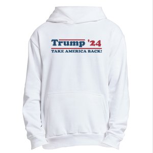 Trump 2024 Take America Back Urban Pullover Hoodie