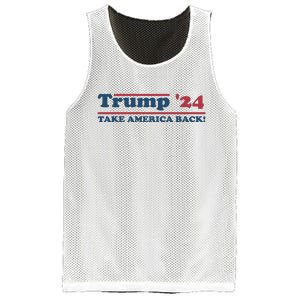 Trump 2024 Take America Back Mesh Reversible Basketball Jersey Tank