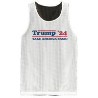 Trump 2024 Take America Back Mesh Reversible Basketball Jersey Tank