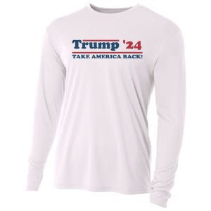 Trump 2024 Take America Back Cooling Performance Long Sleeve Crew