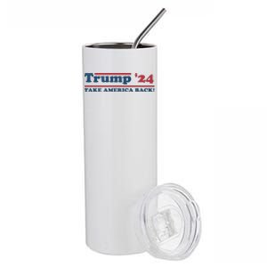 Trump 2024 Take America Back Stainless Steel Tumbler