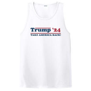 Trump 2024 Take America Back PosiCharge Competitor Tank