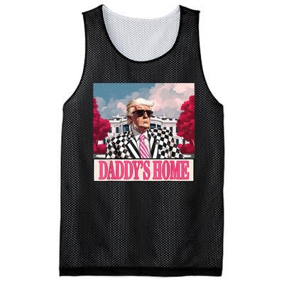 Trump 2024 Take America Back DaddyS Home Trump 2024 Mesh Reversible Basketball Jersey Tank