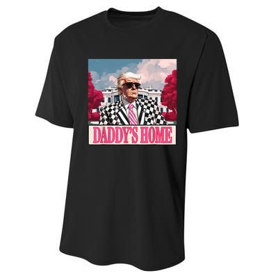 Trump 2024 Take America Back DaddyS Home Trump 2024 Performance Sprint T-Shirt