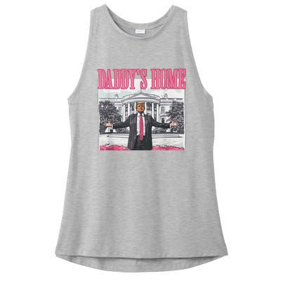 Trump 2024 Take America Back DaddyS Home Trump 2024 Ladies PosiCharge Tri-Blend Wicking Tank