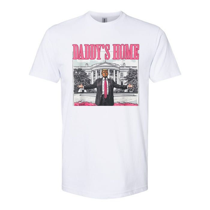 Trump 2024 Take America Back DaddyS Home Trump 2024 Softstyle CVC T-Shirt