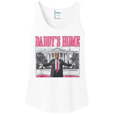 Trump 2024 Take America Back DaddyS Home Trump 2024 Ladies Essential Tank