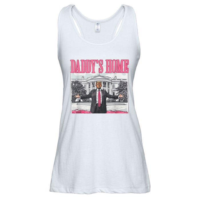 Trump 2024 Take America Back DaddyS Home Trump 2024 Ladies Essential Flowy Tank