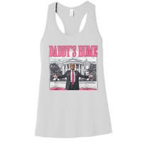 Trump 2024 Take America Back DaddyS Home Trump 2024 Women's Racerback Tank