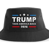 Trump 2024 Take America Back Election Patriotic Second Term Sustainable Bucket Hat