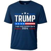 Trump 2024 Take Our Nation Back Cooling Performance Crew T-Shirt