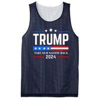 Trump 2024 Take Our Nation Back Mesh Reversible Basketball Jersey Tank