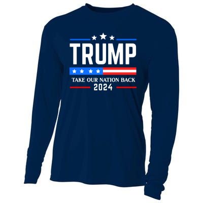 Trump 2024 Take Our Nation Back Cooling Performance Long Sleeve Crew