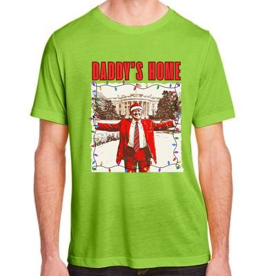 Trump 2024 Take America Back DaddyS Home Trump Christmas Adult ChromaSoft Performance T-Shirt