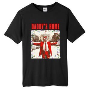 Trump 2024 Take America Back DaddyS Home Trump Christmas Tall Fusion ChromaSoft Performance T-Shirt