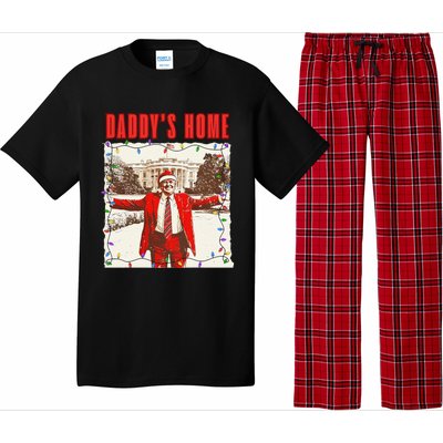 Trump 2024 Take America Back DaddyS Home Trump Christmas Pajama Set