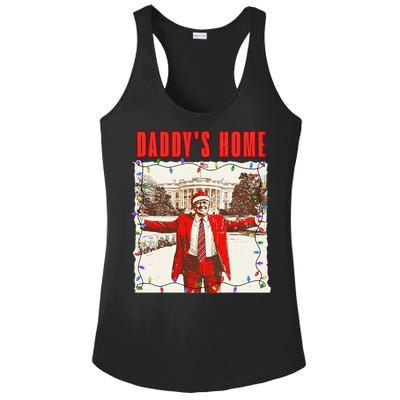 Trump 2024 Take America Back DaddyS Home Trump Christmas Ladies PosiCharge Competitor Racerback Tank