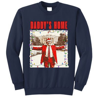 Trump 2024 Take America Back DaddyS Home Trump Christmas Sweatshirt