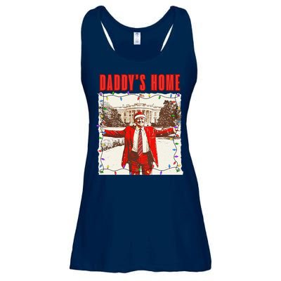 Trump 2024 Take America Back DaddyS Home Trump Christmas Ladies Essential Flowy Tank