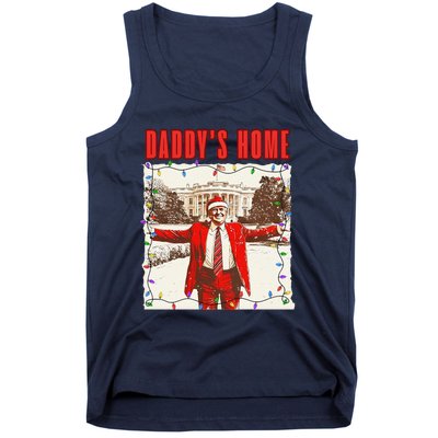 Trump 2024 Take America Back DaddyS Home Trump Christmas Tank Top