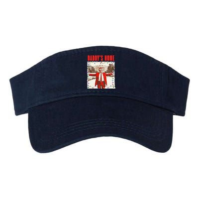 Trump 2024 Take America Back DaddyS Home Trump Christmas Valucap Bio-Washed Visor