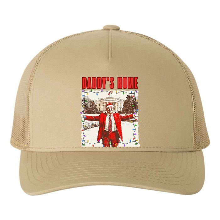 Trump 2024 Take America Back DaddyS Home Trump Christmas Yupoong Adult 5-Panel Trucker Hat