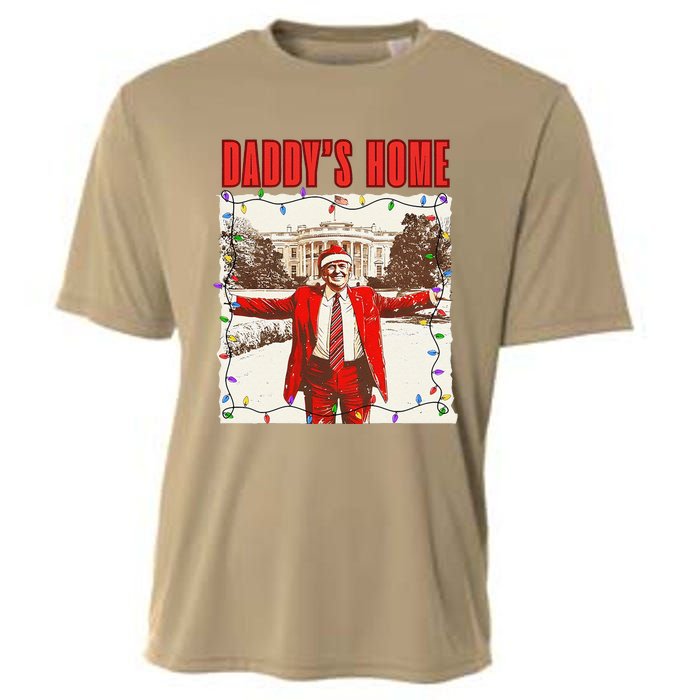 Trump 2024 Take America Back DaddyS Home Trump Christmas Cooling Performance Crew T-Shirt