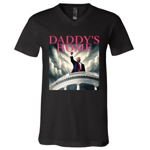 Trump 2024 Take America Back DaddyS Home Trump 2024 V-Neck T-Shirt