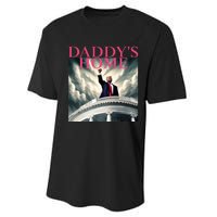 Trump 2024 Take America Back DaddyS Home Trump 2024 Performance Sprint T-Shirt