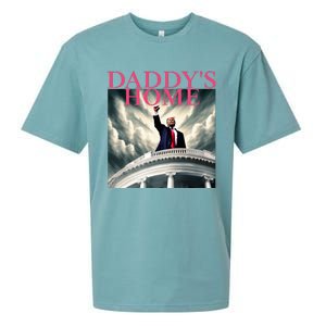 Trump 2024 Take America Back DaddyS Home Trump 2024 Sueded Cloud Jersey T-Shirt