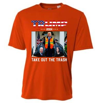 Trump 2024 Take Out The Trash Cooling Performance Crew T-Shirt