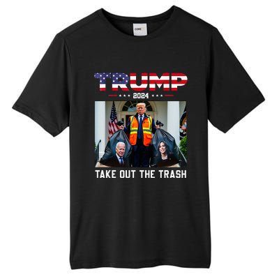 Trump 2024 Take Out The Trash Tall Fusion ChromaSoft Performance T-Shirt