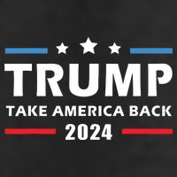 Trump 2024 Take America Back Election Patriotic Second Term 7 Panel Mesh Trucker Snapback Hat