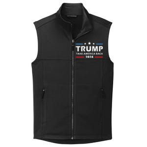 Trump 2024 Take America Back Election Patriotic Second Term Collective Smooth Fleece Vest