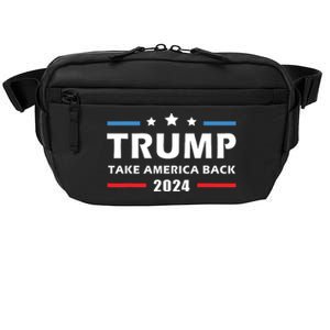 Trump 2024 Take America Back Election Patriotic Second Term Crossbody Pack