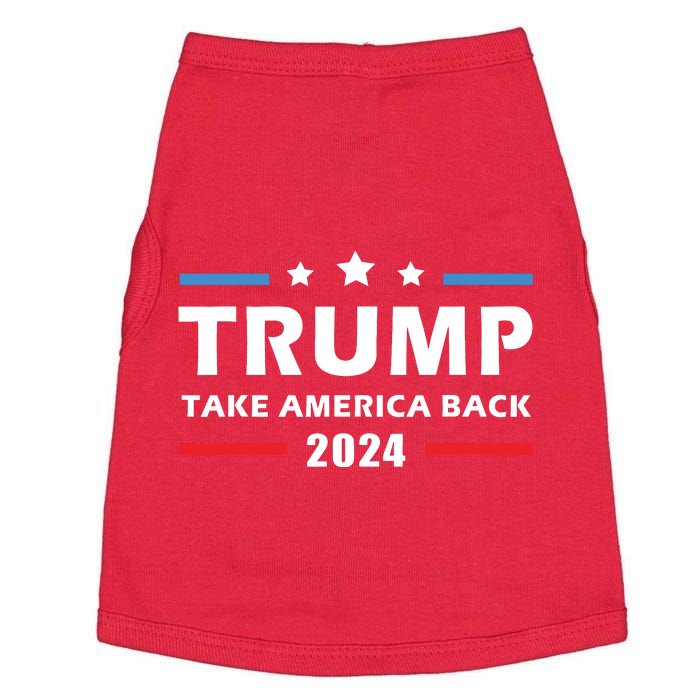 Trump 2024 Take America Back Election Patriotic Second Term Doggie Tank