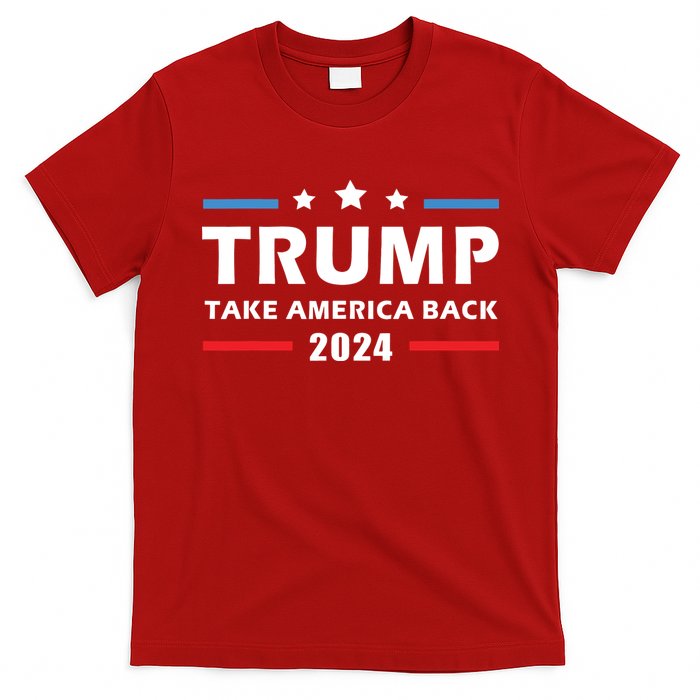 Trump 2024 Take America Back Election Patriotic Second Term T-Shirt