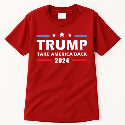 Trump 2024 Take America Back Election Patriotic Second Term Tall T-Shirt