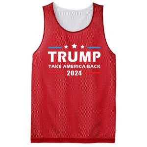 Trump 2024 Take America Back Election Patriotic Second Term Mesh Reversible Basketball Jersey Tank