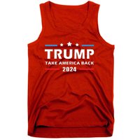 Trump 2024 Take America Back Election Patriotic Second Term Tank Top