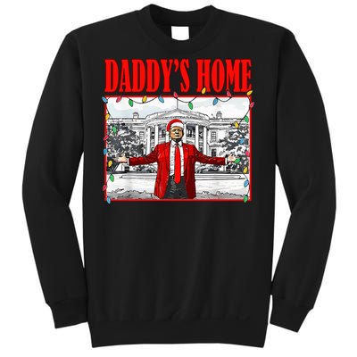 Trump 2024 Take America Back DaddyS Home Christmas Sweatshirt