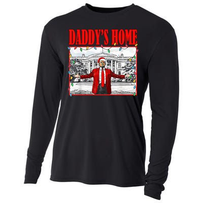 Trump 2024 Take America Back DaddyS Home Christmas Cooling Performance Long Sleeve Crew