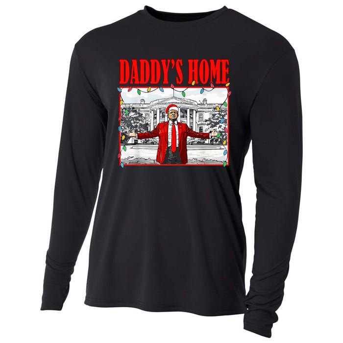 Trump 2024 Take America Back DaddyS Home Christmas Cooling Performance Long Sleeve Crew