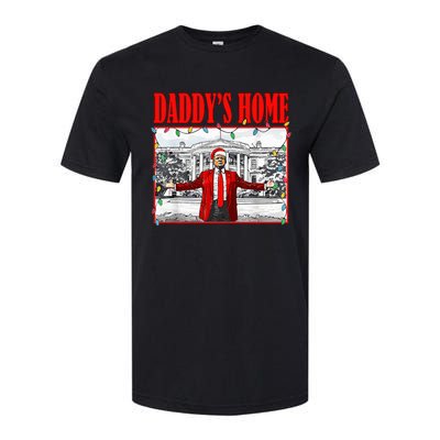 Trump 2024 Take America Back DaddyS Home Christmas Softstyle CVC T-Shirt