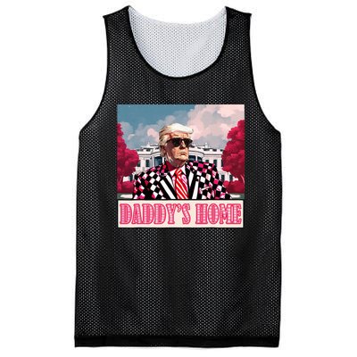 Trump 2024 Take America Back DaddyS Home Trump 2024 Mesh Reversible Basketball Jersey Tank