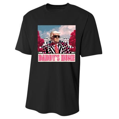 Trump 2024 Take America Back DaddyS Home Trump 2024 Performance Sprint T-Shirt