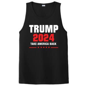 Trump 2024 Take America Back PosiCharge Competitor Tank