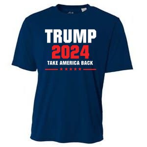 Trump 2024 Take America Back Cooling Performance Crew T-Shirt