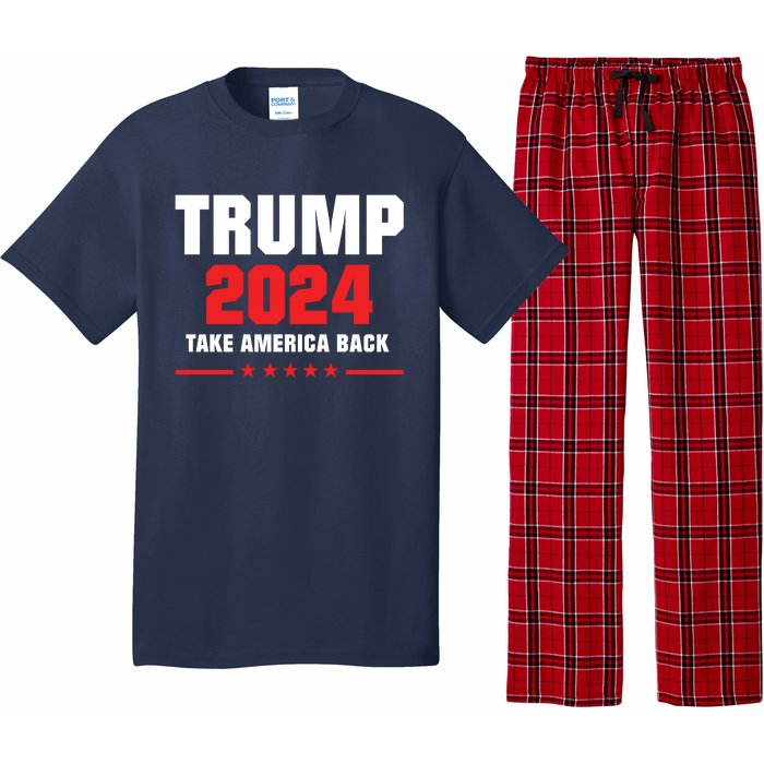 Trump 2024 Take America Back Pajama Set